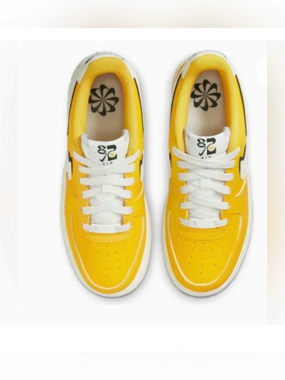 Nike Force 1 Lv8 '82 Women Sneakers - Yellow/white